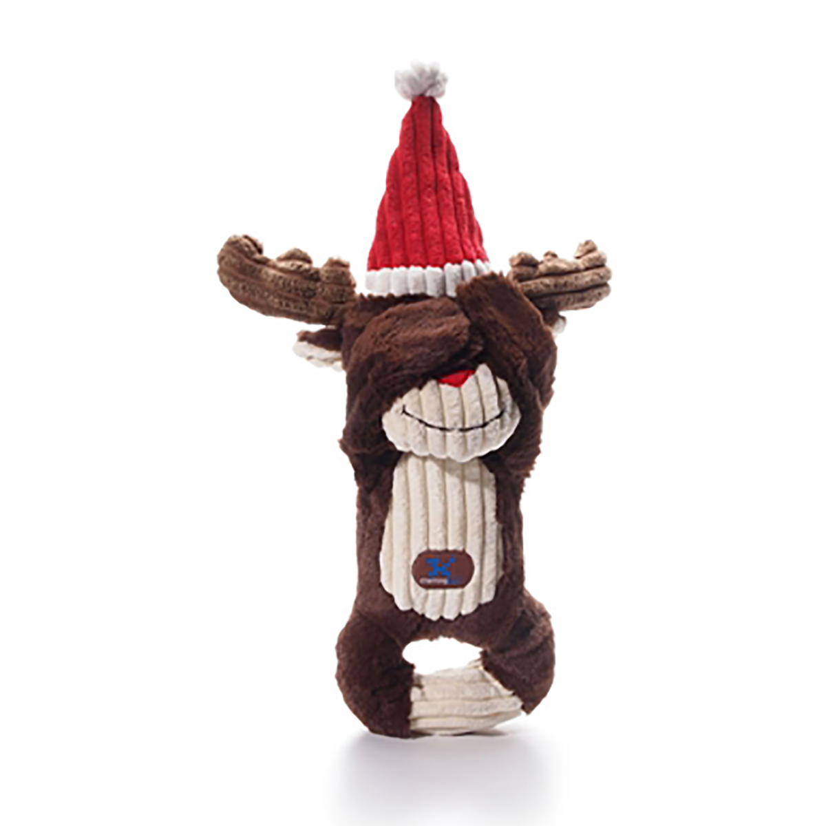 stuffed reindeer dog toy