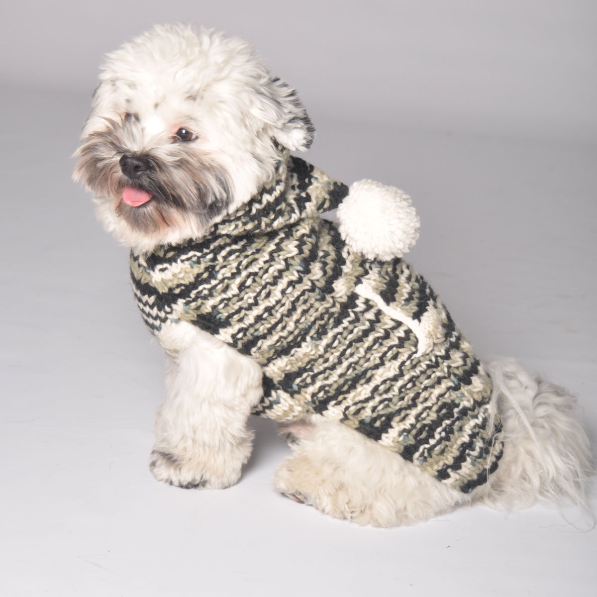 Handmade Cozy Wool Hooded Dog Sweater with Same Day Shipping | BaxterBoo